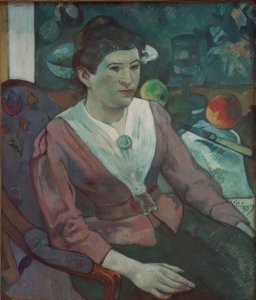Cézanne के एक जीवन में एक महिला का चित्रण - मैरी डेर द्वारा पॉल गाउगिन