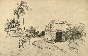 स्केच, 1936 द्वारा पॉल गाउगिन