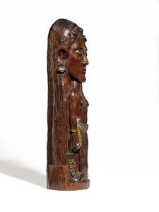 थेरेस, c.1902-3 (नक्काशीदार मेरो लकड़ी, गिल्डिंग और तांबे की कील) (2835560-1 भी देखें) द्वारा पॉल गाउगिन