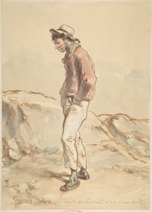 तट पर खड़ा एक नाविक, 1859-60। द्वारा पॉल गवरानी