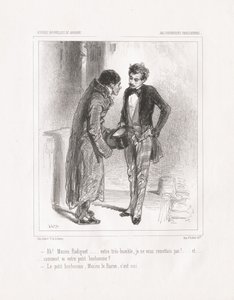 Baliverneries Parisiennes: आह! मोन्सिउ रेडिगुएट, 1847। द्वारा पॉल गवरानी