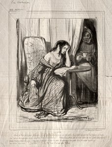 द एक्ट्रेसेस: द रोल, 1843। द्वारा पॉल गवरानी