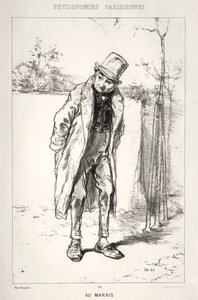 फिजियोमनीस पैरिसिएन: इन द मैराइस, 1869। द्वारा पॉल गवरानी