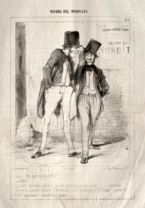 1842 के पदक से उलट। द्वारा पॉल गवरानी