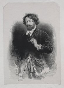 सेल्फ-पोर्ट्रेट, 1842। द्वारा पॉल गवरानी
