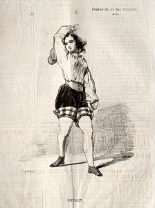 स्मारिका डु बाल चियार्ड: पिस्टोलेट, 1843। द्वारा पॉल गवरानी