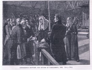 1835 ई। संसद के सदनों के बीच सम्मेलन द्वारा पॉल हार्डी