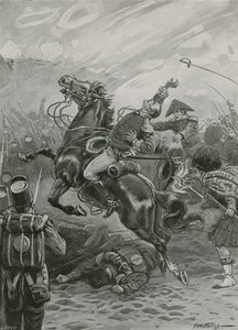 1814 के न्यू ऑरलियन्स की लड़ाई में सर एडवर्ड पाकेनहम की मृत्यु द्वारा पॉल हार्डी
