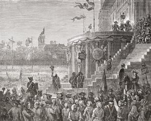 लुई ब्लैंक (1811-82) 1847-62 द्वारा &39;हिस्टॉयर डी ला रिवॉल्यूशन फ्रैंकेइस&39; से 8 जून, 1794 को सर्वोच्च उत्सव द्वारा पॉल जोंनार्ड