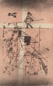 द टाइट रोप वॉकर सेइलटेनज़र, 1923। द्वारा पॉल क्ले