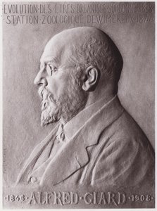 अल्फ्रेड जिआर्ड (1846-1908), प्राणी विज्ञानी, चित्र (लिथो) द्वारा पॉल मैरी लुई पियरे रिचर