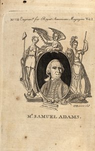 सैमुअल एडम्स, 1774 द्वारा पॉल रेवरे
