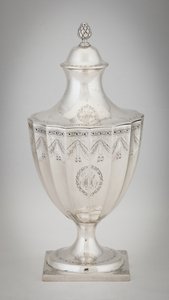 चीनी कलश, c.1795 (चांदी) द्वारा पॉल रेवरे
