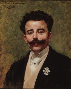 फेलिसियन चंपसौर का पोर्ट्रेट 1859-1934, 1901। द्वारा पॉल सैनी