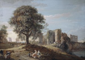 चेपस्टो कैसल, 1790s द्वारा पॉल सैंडबी
