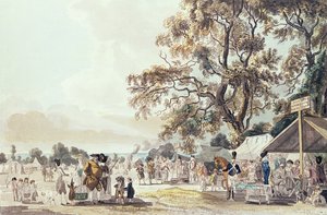 हाइड पार्क, 1780 में रंग (एक्वाटिंट रंग द्वारा पॉल सैंडबी