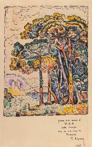 लैंडस्केप, 1915। द्वारा पॉल साइनक