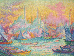 द गोल्डन हॉर्न, कॉन्स्टेंटिनोपल, 1907। द्वारा Paul Signac