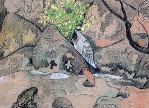 लैंडस्केप विद अ बर्ड एंड टूएड, c1883-1927 द्वारा पॉल सेसरियस