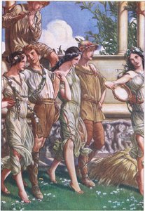 जूनो, सेरेस और मस्जिद अप्सराओं और रीपर की, The Tempest, 1908 से चित्रण