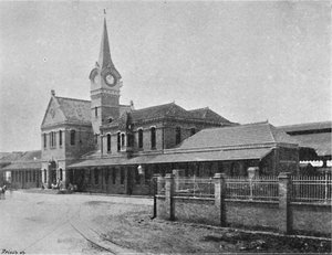 कैम्पिनास, 1895 में रेलवे स्टेशन