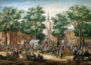 हेग में बिग ग्रीन मार्केट, 1769