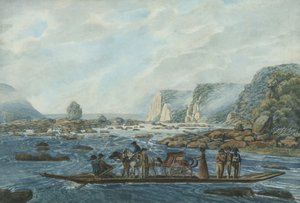 हैवर डे ग्रेस के पास राइट्स फेरी में सुशेखना पर एक फेरी सीन, 1811-सीए। 1813.