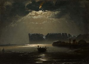 1848 में मूनलाइट द्वारा उत्तरी केप।