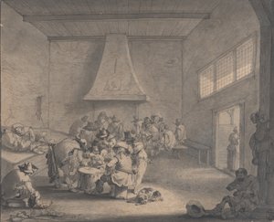 गार्डरूम सीन, सीए.1700.