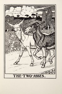 फॉनटेन फेबल्स, पब से दो गधे। 1905