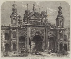 लखनऊ के कैसरबाग का गेट द्वारा पर्सी मैकॉइड