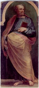 सेंट पीटर, साइड पैनल (लकड़ी पर तेल, c.1535) द्वारा पेरिनो डेल वैगा