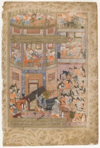 अली ने क़ज़ूस के फाटकों को रावज़त अल-सफ़ा से 1571-72 तक हासिल किया द्वारा फारसी स्कूल