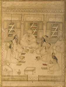 1787 में सादी के गुलिस्तान की पांडुलिपि द्वारा फारसी स्कूल