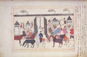 कारवां Seraglio पर बंद करो द्वारा फारसी स्कूल