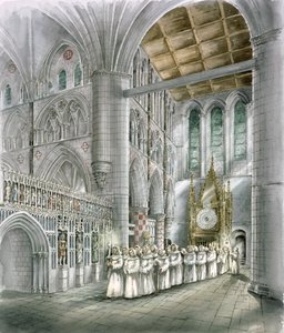 Rievaulx अभय, 15 वीं सदी, c1990-2010 द्वारा पीटर डुन्नो