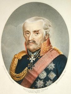 फील्ड मार्शल प्रिंस वॉन ब्लूचर (1742-1819) (रंगीन उत्कीर्णन) द्वारा पीटर जोसेफ (बाद में) लुत्ज़ेनकिर्चेन