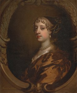 लेडी फ्रांसेस सैवेल, बाद में लेडी ब्रुडनेल, c.1668 (कैनवास पर तेल) द्वारा पीटर लिली