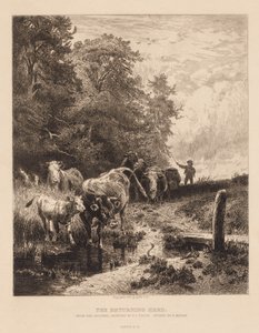 द रिटर्निंग हर्ड, सी। 1885।