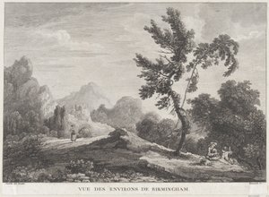 बर्मिंघम का दृश्य, सीए। 1755., सीए। 1755. द्वारा पीटर पॉल बेनज़ेच
