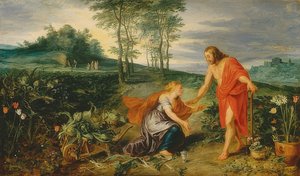 ईस्टर की सुबह मैरी मैग्डलीन को मसीह दिखाई देता है (नोली मुझे तांगे)। 1626 के आसपास द्वारा पीटर पॉल रूबेन्स