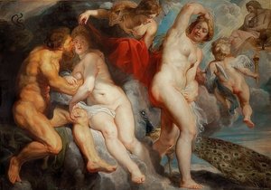 Ixion और Nephele। 1615 द्वारा पीटर पॉल रूबेन्स
