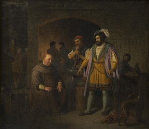 जेन्स होल्गरसन उल्फस्टैंड ने बेक्केस्कोव के मठाधीश को अपने फोर्ज में काम करने के लिए मजबूर करके उसके मोटापे का इलाज किया। द्वारा पीटर रैडसिगो