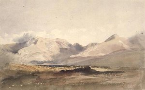 PD.135-1950 माउंटेन सीन, वेस्टमोरलैंड (वाटरकलर) द्वारा पीटर डी विंट