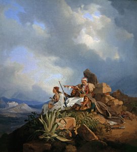 एथेंस के पास आर्मेटोल्स, 1829 द्वारा पीटर वॉन हेस