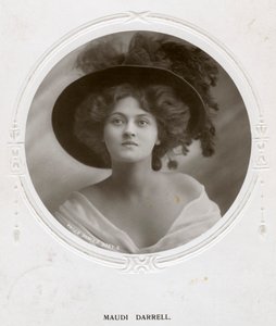 Maudi Darrell, ब्रिटिश अभिनेत्री, c1908। द्वारा फिलको पब्लिशिंग कंपनी