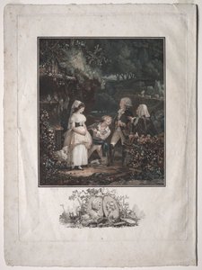 एनेट और लुबिन, 1789। द्वारा फिलीबर्ट लुइस डेब्यूकोर्ट