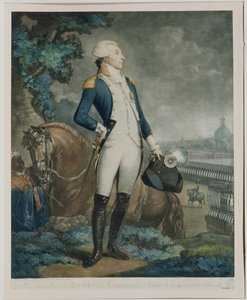 नेशनल गार्ड, 1790 के मार्किस डी ला फेयेट (1757-1834) के कमांडर