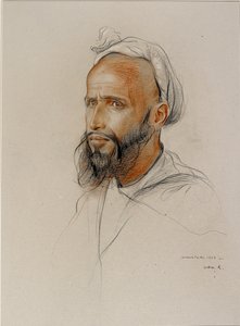 एक अरब का पोर्ट्रेट, 1934 द्वारा फिलिप ए डी लास्ज़्लो