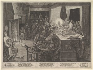 द डेथ ऑफ़ द वर्जिन, 1574। द्वारा फिलिप गाले